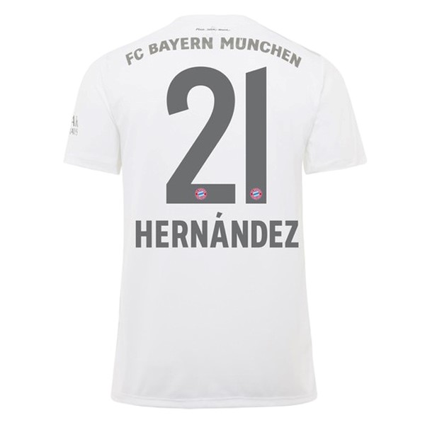 Camiseta Bayern Munich NO.21 Hernández 2ª 2019-2020 Blanco